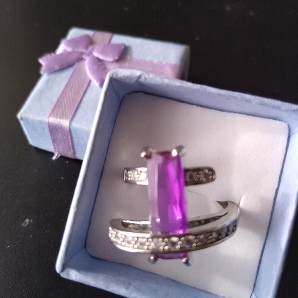 💜 Authentic Amethyst Deco Ring 💜 - Picture 7 of 8